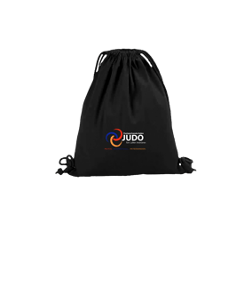 Merch Organic Premium Cotton Gymsack Black | #logo4c