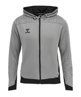 Hummel Lead Poly Hoody Grau F2006 - grau