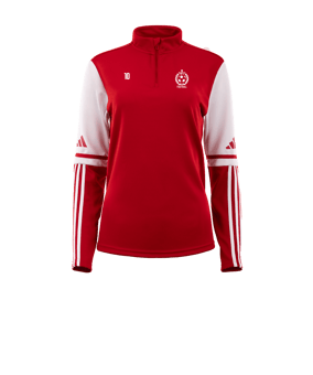 adidas Squadra 25 HalfZip Sweatshirt Femmes Rouge