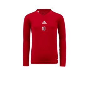 adidas Team Base Top langarm Kids Rot