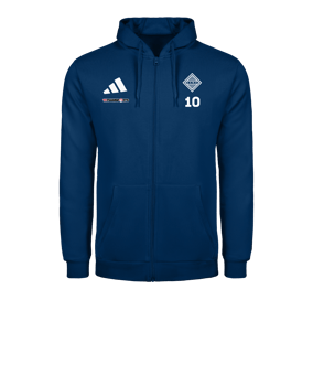 adidas Entrada 26 Kapuzenjacke Blau