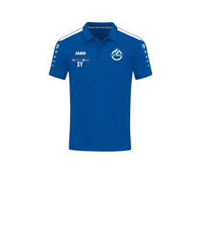 JAKO Power Poloshirt Kids Blau Weiss F400