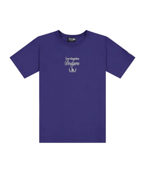 New Era Mlb Los Angeles Dodgers Book Club T-Shirt Blau - blau