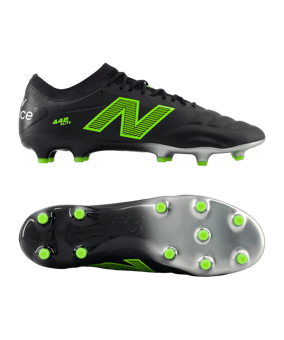 New Balance 442 Elite v2 FG Lime Light Schwarz - schwarz