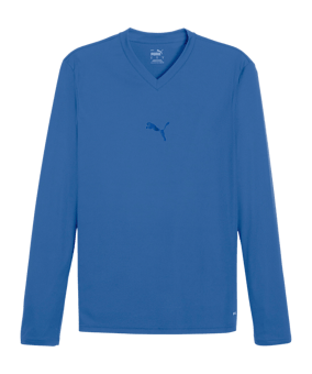 PUMA TeamGOAL Baselayer Longsleeve Blau F02 - blau