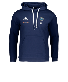 adidas Entrada 22 Hoody Blau