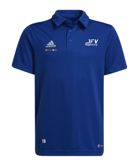adidas Entrada 22 Poloshirt Kids Blau