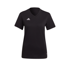 adidas Entrada 22 T-Shirt Damen Schwarz