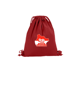 Merch Organic Premium Cotton Gymsack Classic Red | #logo4c