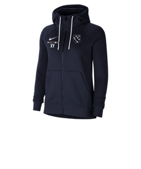 Nike Park 20 Fleece Kapuzenjacke Damen Blau F451