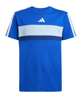 adidas Essentials Tiberio 3S T-Shirt Kids Blau - blau