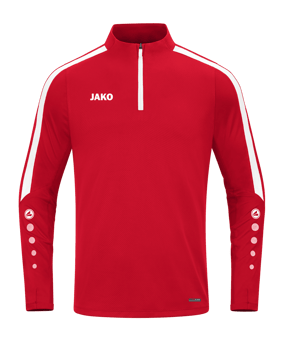JAKO Power Sweatshirt Kids Rot Weiss F100 - rot
