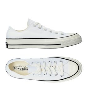 Converse Chuck 70 Weiss Schwarz Beige - weiss