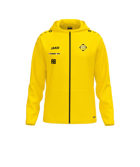 JAKO One Kapuzenjacke Gelb F335
