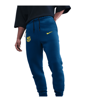 Nike FC Barcelona NSW Tech Fleece Jogginghose Blau F431 - blau