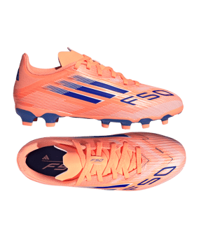 adidas F50 League MG Coral Blaze Kids Orange - orange