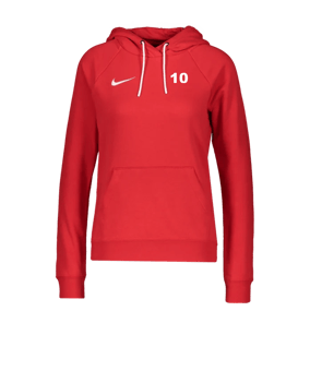 Nike Park 20 Fleece Hoody Damen Rot Weiss F657