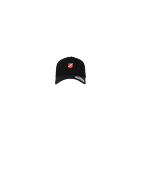 Merch 5 Panel Curved Snapback Cap Schwarz