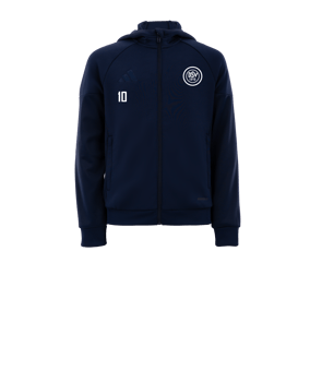 adidas Tiro 25 Travel Kapuzenjacke Kids Blau