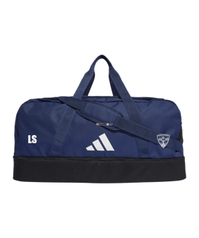 adidas Tiro League Duffel Bag Gr. L Blau Weiss