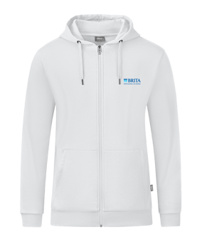 JAKO Organic Kapuzenjacke Weiss F000