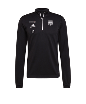 adidas Entrada 22 HalfZip Sweatshirt Schwarz