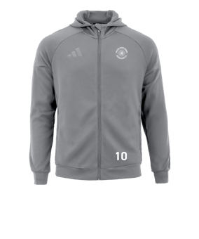adidas Tiro 25 Travel Kapuzenjacke Grau