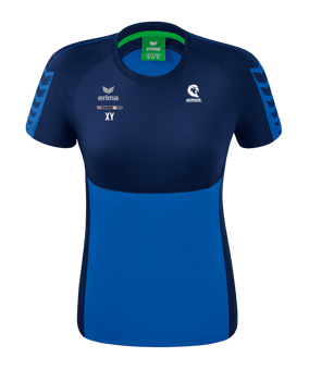 Erima Six Wings T-Shirt Damen Blau Dunkelblau