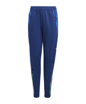 adidas Italien Trainingshose EM 2024 Kids Blau - blau