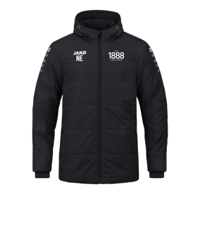 JAKO Team Coach Kapuzenjacke Schwarz F800