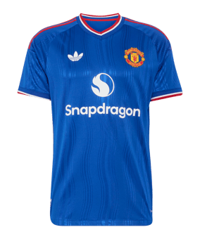 adidas Manchester United Authentic Trikot Away 2026/2027 Blau