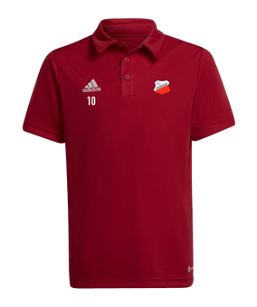 adidas Entrada 22 Poloshirt Kids Rot