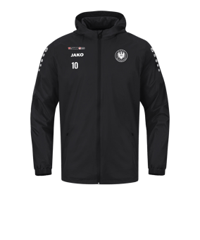 JAKO Team 2.0 Allwetterjacke Schwarz F800
