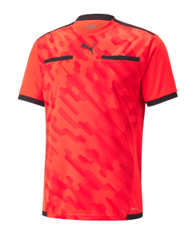 PUMA teamLIGA Schiedsrichter Trikot Rot F19 - schwarz