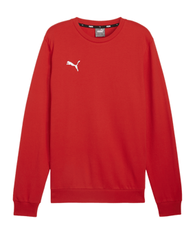 PUMA teamGOAL Casuals Sweatshirt Rot F01 - rot