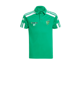 adidas Squadra 21 Poloshirt Kids Grün Weiss