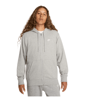 Nike Club Giacca con cappuccio Grigio C063 - grigio