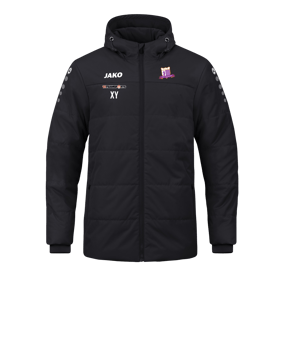 JAKO Team Coach Kapuzenjacke Schwarz F800