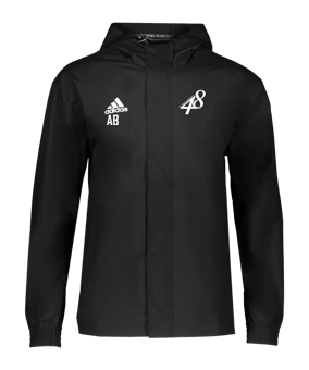 adidas Entrada 22 Allwetterjacke Schwarz
