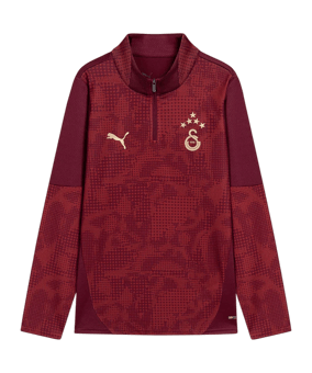 PUMA Galatasaray Istanbul Training 1/4 Zip Sweatshirt Kids Rot F03 - rot