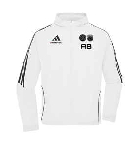 adidas Tiro 24 Windbreaker Weiss Schwarz