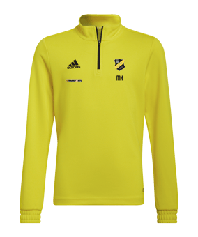 adidas Entrada 22 HalfZip Sweatshirt Kids Gelb