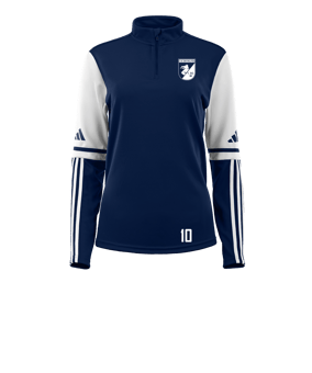 adidas Squadra 25 HalfZip Sweatshirt Damen Blau