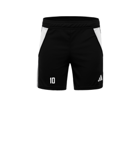 adidas Tiro 24 Short Damen Schwarz Weiss