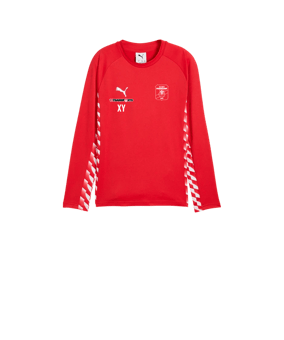 PUMA teamLIGA26 Training Sweatshirt Kids Rot F01