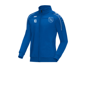 JAKO Classico Polyesterjacke Kids Blau Weiss F04