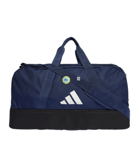 adidas Tiro League Duffel Bag Gr. M Blau Weiss