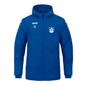 JAKO Team Coach Kapuzenjacke Blau F400