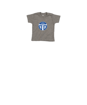 Merch Baby T-Shirt Heather Grey Melange | #logo4c