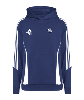 adidas Tiro 24 Hoody Kids Blau Weiss